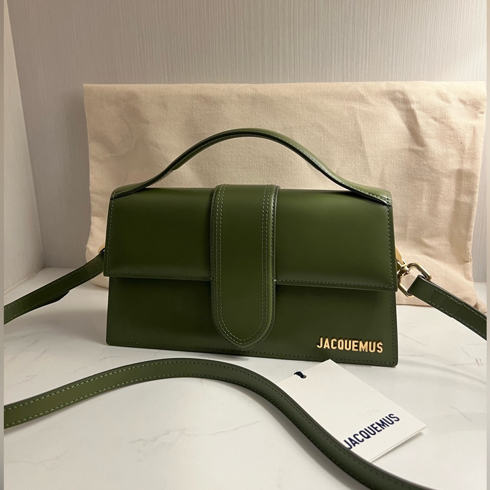 JACQUEMUS
Khaki 'Le Grand Bambino' Bag - WORN ONCE